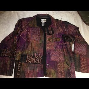 Chico’s size 2 silk jacket